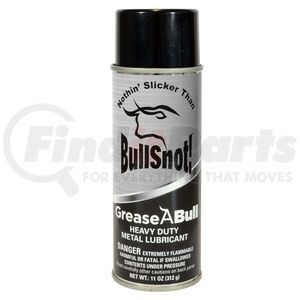 10899005 by BULLSNOT! - GreaseABull Spray Grease Metal Lubricant White Grease Spray Water-Resistant, 11 Oz.