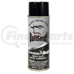 10899016 by BULLSNOT! - GreaseABull Spray Grease Metal Lubricant White Grease Spray Water-Resistant, 11 Oz.