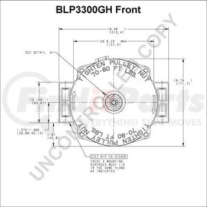 BLP3300GH by LEECE NEVILLE - High Output Alternator