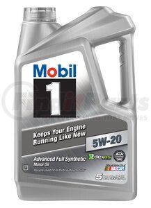 120763 by MOBIL OIL - Engine Oil - Advanced Full Synthetic, SAE 5W-20, 5 Quarts