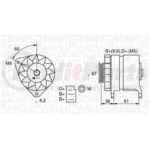 MAR-MAN653 by MAGNETI MARELLI - Alternator