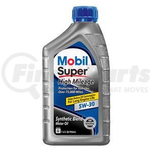 124393 by MOBIL OIL - Engine Oil - Super High Mileage, Mineral, 5W-30, 1 Quart