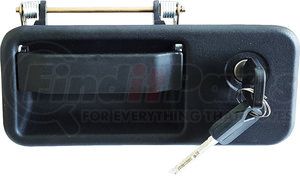 TR021-VLH-L by TORQUE PARTS - Door Handle - Driver Side, with Two Keys, for Volvo VNL Trucks