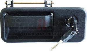 TR021-VLH-R by TORQUE PARTS - Door Handle - Passenger Side, with Two Keys, for Volvo VNL Trucks