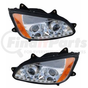 TR044-KHL-R by TORQUE PARTS - Kenworth T660 LED HeadlightDOT & SAE APPROVED Passsenger Side