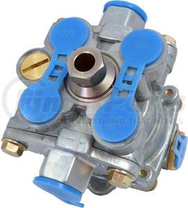 TR110170 by TORQUE PARTS - Air Brake Spring Brake Valve - Trailer, (4) 3/8" Delivery Ports, 3/8" Supply/Control Ports, (2) 1/2" Reservoir Ports