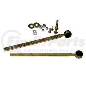 TR48100367 by TORQUE PARTS - Leveling Valve Linkage Kit - 14 in. Maximum Length, Adjustable Linkage
