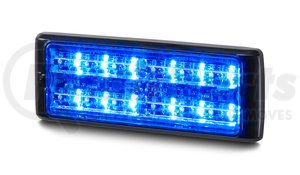 MPS123U-RBW by FEDERAL SIGNAL - Multi-Purpose Warning Light - MicroPulse Uitra, Tri-Color, Red/Blue/White, 36-LED