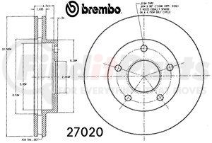 27020 by BREMBO - 27020