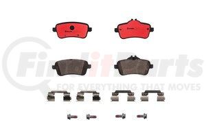 P50101N by BREMBO - Premium NAO Ceramic OE Equivalent Pad