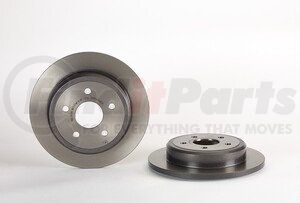08.A863.11 by BREMBO - Premium UV Coated Rear Brake Rotor