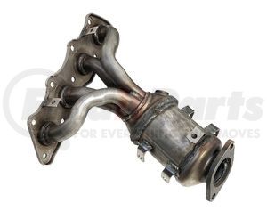 17351 by DAVICO - Direct Fit Catalytic Converter - Gaskets Included, 9 Bolt Fixed Flange, 14.5 in. Length