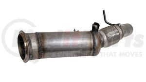 17546 by DAVICO - Exact-Fit Catalytic Converter - 21 in. Length, 2 O2 Sensors, Slip Fit Outlet, Gaskets Included