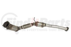 18543 by DAVICO - Catalytic Converter - Rear, Direct Fit for 2013-2016 Volvo S60