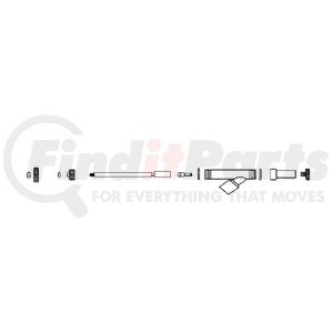 FP-135 by HALTEC - Tire Valve Stem Adapter - For use with Standard Valves, with O-Ring (FP-136)