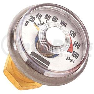 N-1510 by HALTEC - Dial Air Gauge - Cap Gauge, Super Large/Large Bore, 0 to 160 PSI