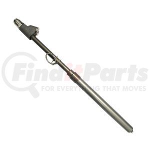 GA-189S-RCL by HALTEC - Tire Pressure Gauge - Dual Foot, Metal Bar, Aluminum, Straight 30-deg Reverse Chuck, Recalibratable