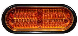 DLXTHU-4-A by STAR SAFETY TECHNOLOGIES - 6" Oval Flashing Amber LED with Grommet