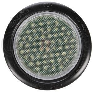 44042C by TRUCK-LITE - 44 Series Dome Light - LED, 54 Diode, Round Clear Lens, Black Grommet Mount, 12V