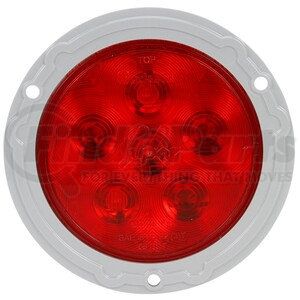 44322R by TRUCK-LITE - Super 44 Brake / Tail / Turn Signal Light - LED, Fit 'N Forget S.S. Connection, 12v