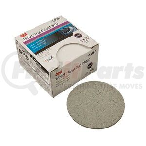 02087 by 3M - 3000-Grade Trizact Hookit Foam Abrasive Disc, 3 in., Gray, P3000