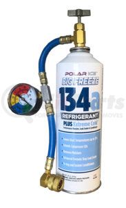 501 by FJC, INC. - Polar Ice™ Big Freeze R-134a Refrigerant Oil - 22 Oz., with Hose & Gauge, PLUS Extreme Cold™ Performance Booster, Leak Sealer and Conditioner, Synthetic