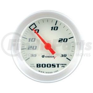 8257 by EQUUS PRODUCTS - Vacuum/Boost Gauge - Analog, 2.063" Gauge, 2" Gauge Depth, 30 in. Hg / 30 PSI, Full Sweep, Mechanical