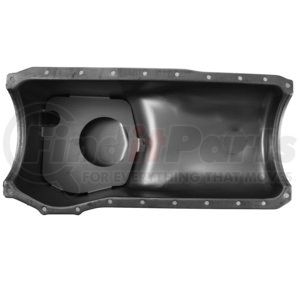 501164 by PIONEER - Engine Oil Pan - Steel, Natural Color, Baffled, 5.00 quarts