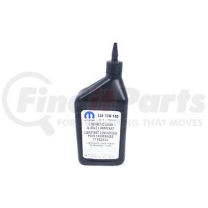 68218657AB by MOPAR - Differential Oil - 32 Oz, Synthetic, for 2009-2024 Dodge/Jeep/Chrysler/Ram