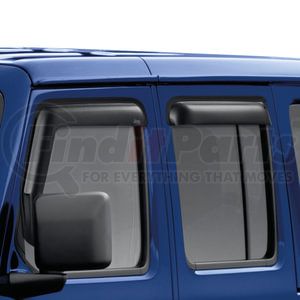 82215368AB by MOPAR - Side Window Deflector - Acrylic, Smoked Tinted