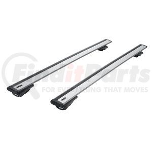 TRAB4553 by MOPAR - Roof Rack - Brushed Aluminum, with T-Slot