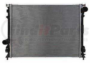 8013157 by APDI RADS - Radiator - 1 Core Row, 1-7/16 Inlet/Outlet, 24-1/4" W, 18-3/8" H, Plastic Tank Aluminum