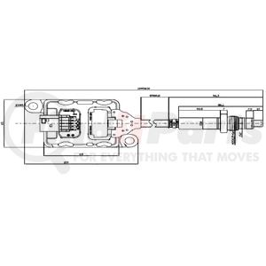 5EL004 by DINEX - Nitrogen Oxide (NOx) Sensor - Fits Cummins