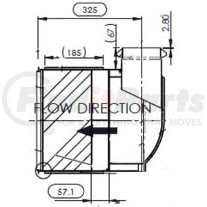 58021 by DINEX - Diesel Oxidation Catalyst (DOC) - Fits Cummins