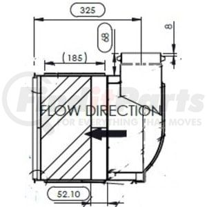 58018 by DINEX - Diesel Oxidation Catalyst (DOC) - Fits Cummins