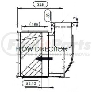 58019 by DINEX - Diesel Oxidation Catalyst (DOC) - Fits Cummins