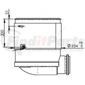 58041 by DINEX - Diesel Oxidation Catalyst (DOC) - Fits Cummins