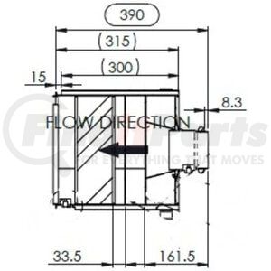 58052 by DINEX - Diesel Oxidation Catalyst (DOC) - Fits Cummins