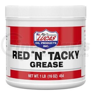 10574 by LUCAS OIL - Red "N" Tacky Grease - 1 lb. Tub (16 Oz.), Lithium