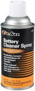 00450 by DEKA BATTERY TERMINALS - Battery Cleaner Spray with Acid Indicator