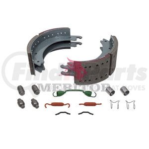 KSMA23014715CP by MERITOR - Drum Brake Shoe and Lining Kit - Kit-Bk O/H-Maj