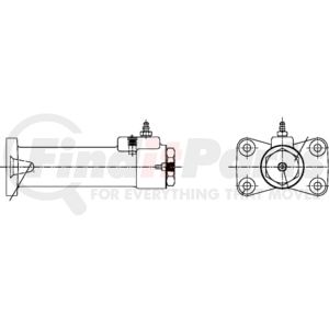 MICO 02-460-072 Air Brake Relay Valve REMOTE ACTUATOR