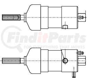 12-460-188 by MICO - Actuator Only - Hydraulic Oil Type, 1.25" Bore