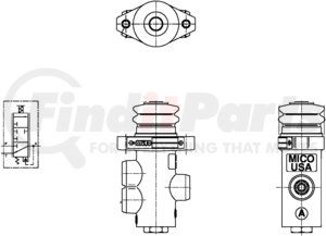 20-100-565 by MICO - Air Brake Spring Brake Modulating Valve