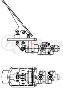 06-466-292 by MICO - Air Brake Spring Brake Modulating Valve - Hrz Pedal Tdm Mod Vlv