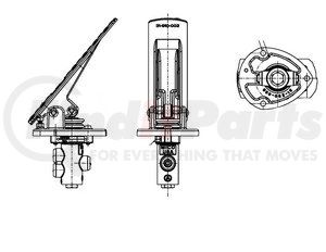 06-466-102 by MICO - Air Brake Spring Brake Modulating Valve - Pedal Modulating Valve