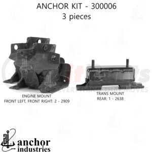 300006 by ANCHOR MOTOR MOUNTS - ENGINE MNT KIT