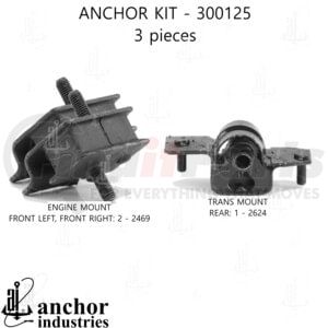 300125 by ANCHOR MOTOR MOUNTS - ENGINE MNT KIT