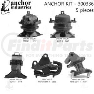 300336 by ANCHOR MOTOR MOUNTS - ENGINE MNT KIT
