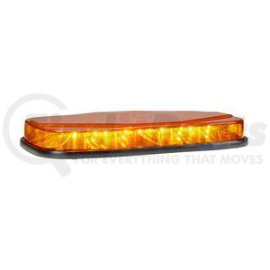 HL15P-A by FEDERAL SIGNAL - HighLighter® Elite Mini-Light Bar - Single-Color, Amber LEDs, Amber Dome